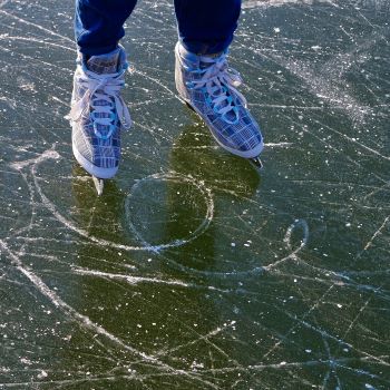 Schaatsen kinderen ijsbaan