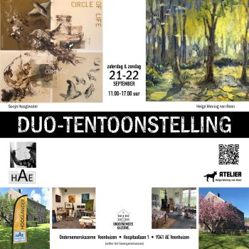 Duo-tentoonstelling Sonja Hooglander en Helga Wening van Raan